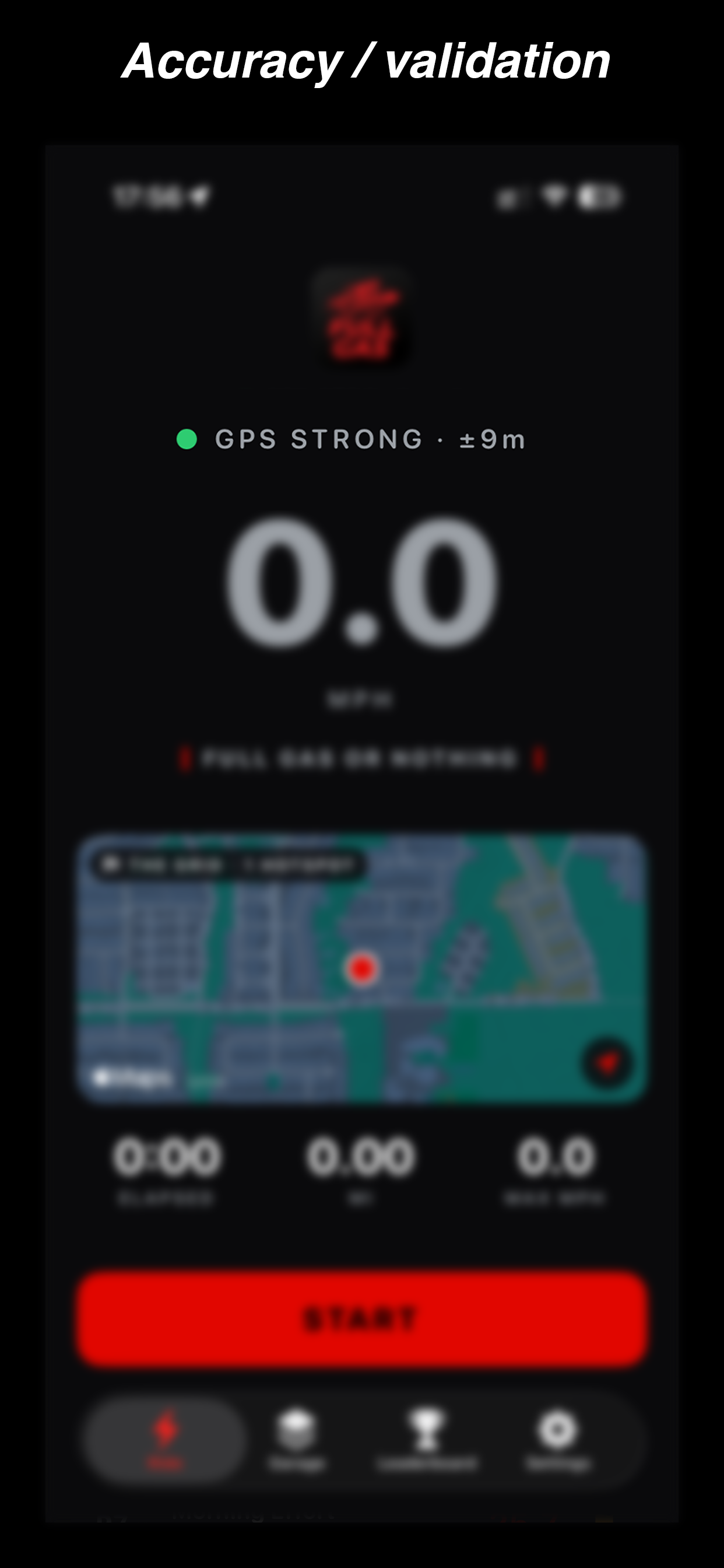 FULLGAS — accuracy and validation